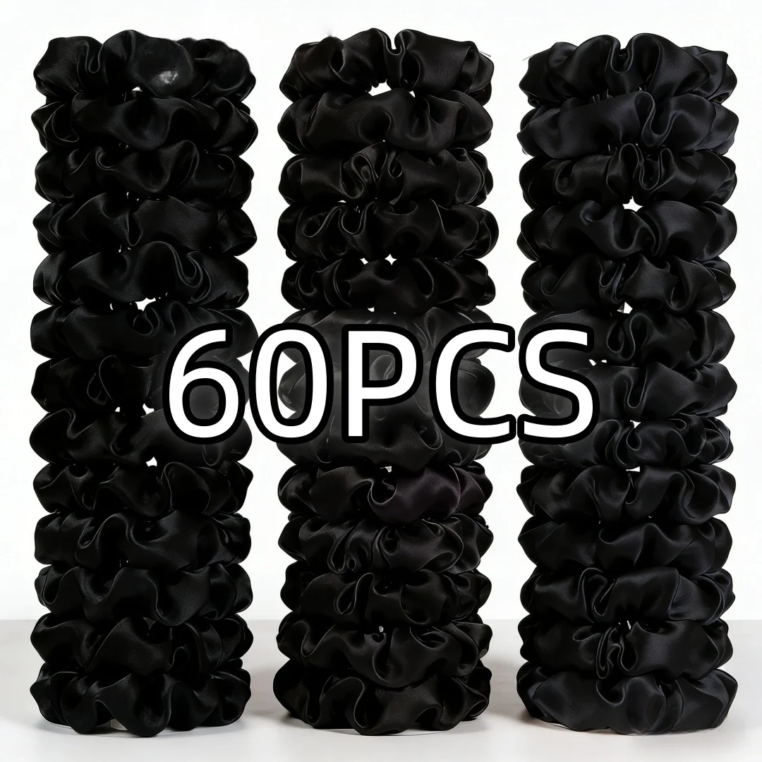 100/60/30/3/6pcs Multi Color Set Mode vrouwen Dunne Darm haar banden Release scrunchies hoofddeksels scrunchy Accessoires