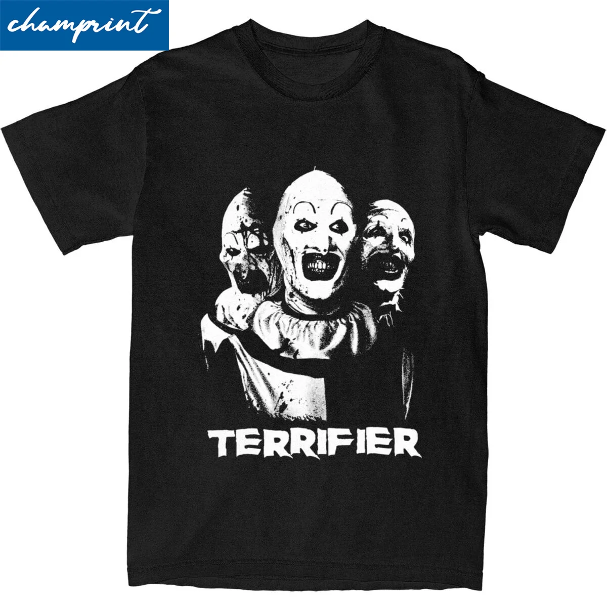 Terrifier Clown Horror Movie T Shirt Men Women\'s 100% Cotton Novelty T-Shirts O Neck Tees Short Sleeve Clothing Printed