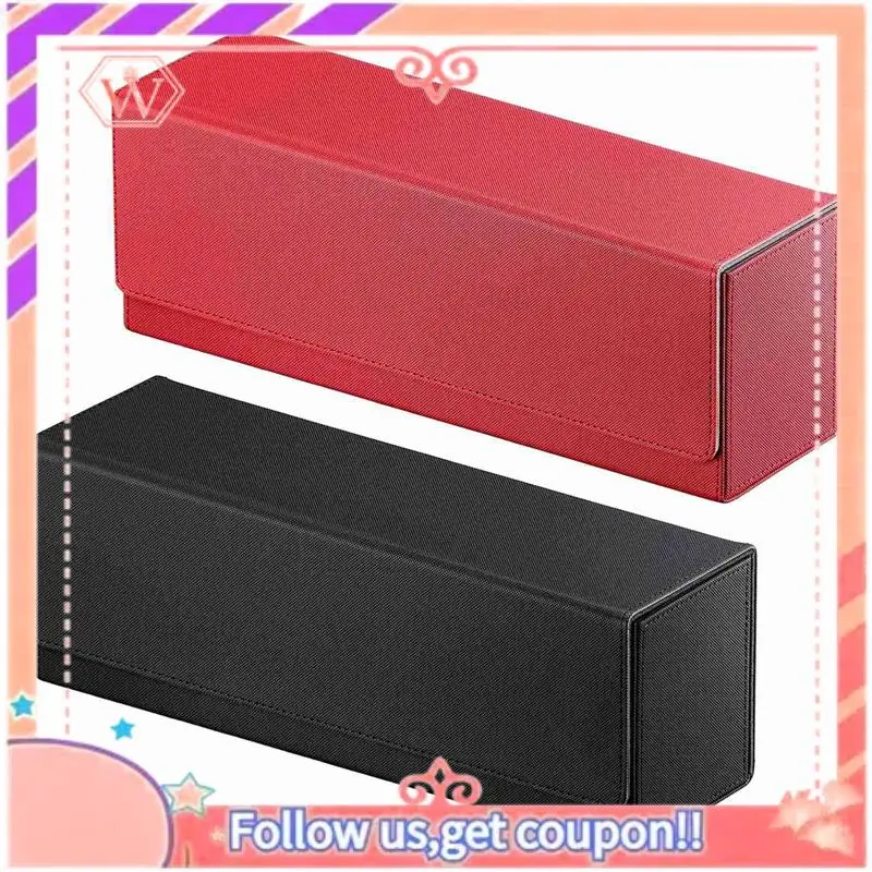 

Upgraded 4 Pieces Card Toploader Storage, Trading Cards Holding Box For 400+ Cards Top Loader Storage Boxes For Magic Cards