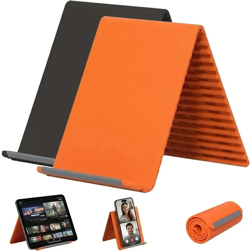 Suporte Flexível e Dobrável para Telefone, Suporte Portátil Multiângulo para Tablet, iPhone, iPad, Laptop, Casa, Escritório e Viagens