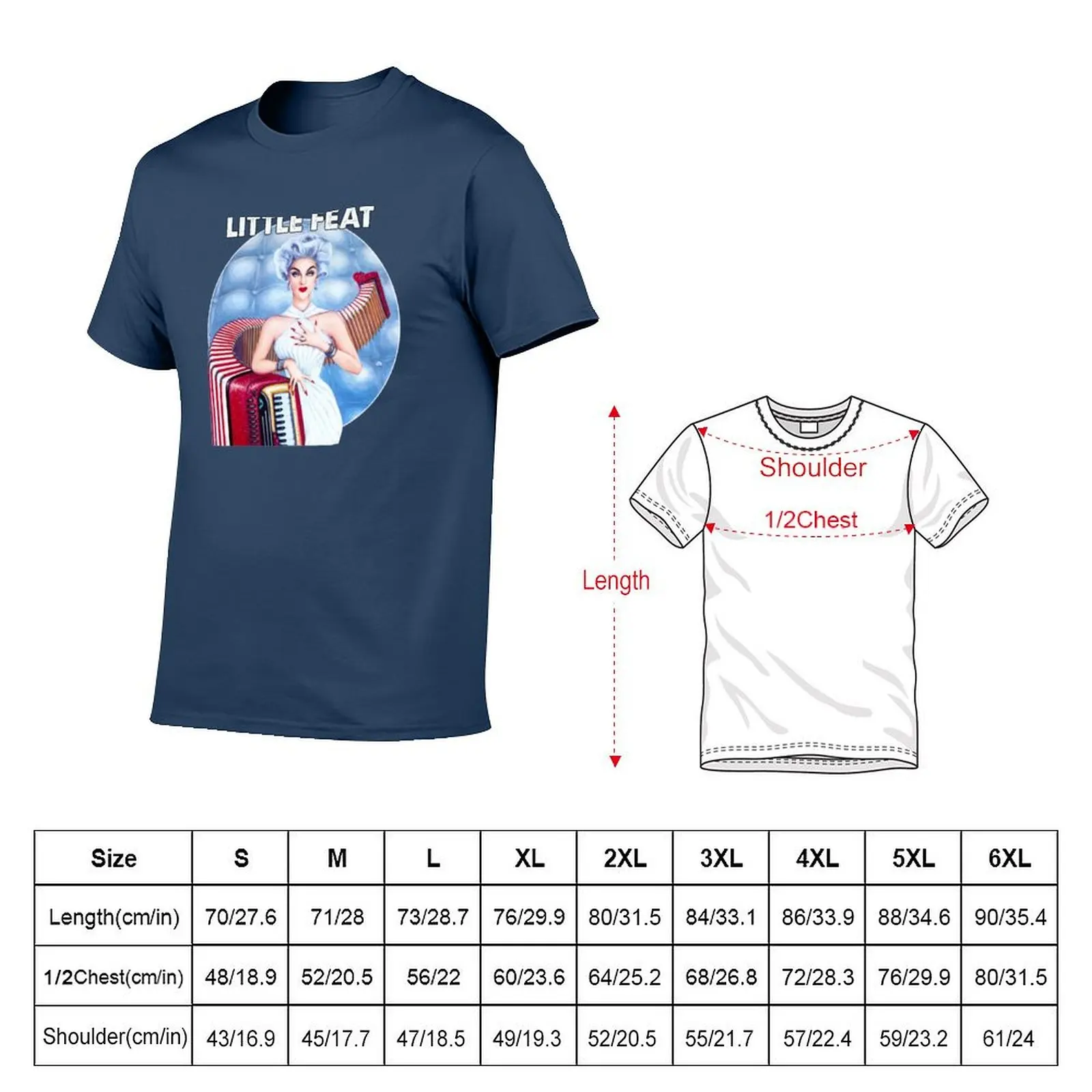 dixie Little chicken and Feat music rock roll T-Shirt Lightweight Hiking T-Shirt