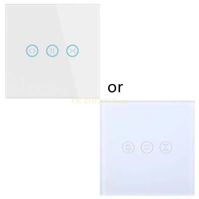 E56B Tuya for Smart Home WiFi Curtain Switch Electric Motorized Roller Blinds Google-Home Alexa for Echo Voice Control Timer