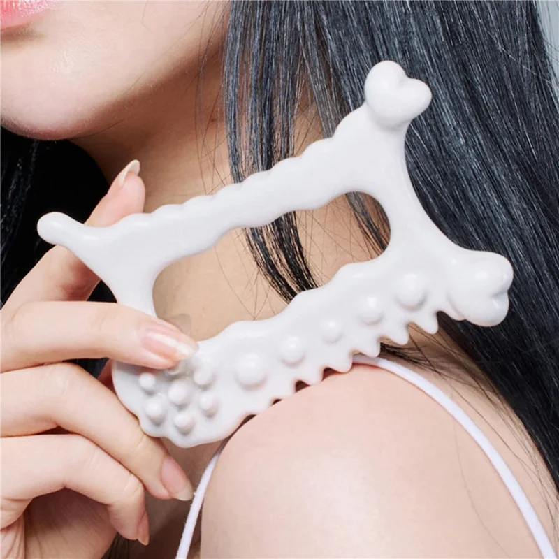

2X Skin Scraping Gua Sha Korea Gouache Scraper Tools Face Massager Face Factory Head Massager(Without Bag)