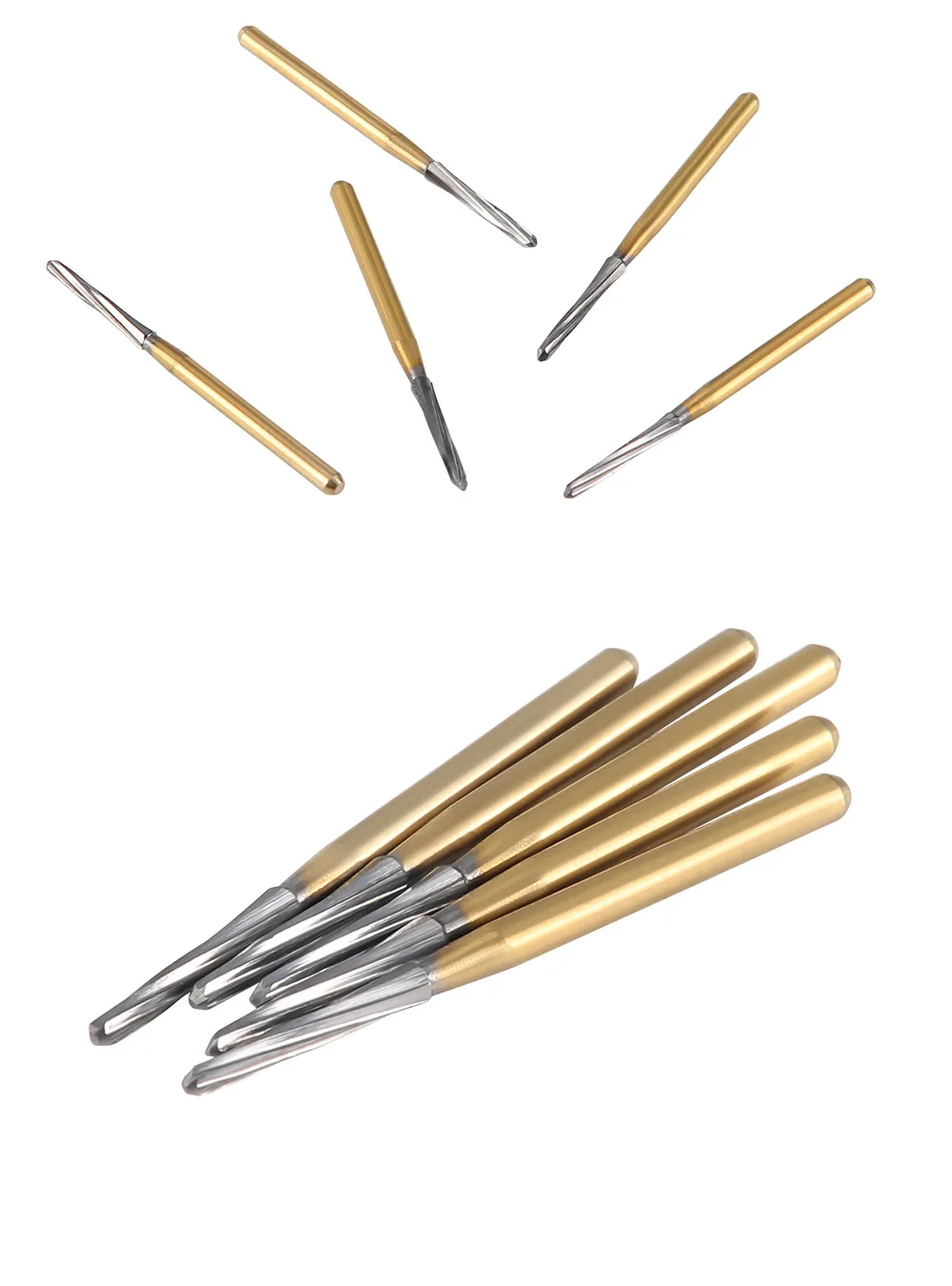 AZDENT Dental Endodontie-Hartmetallbohrer FG 1,6 mm für Hochgeschwindigkeitshandstück, sichere, nicht schneidende Spitze, chirurgische Endo-Wolfram-Knochenschneider – Detail 8