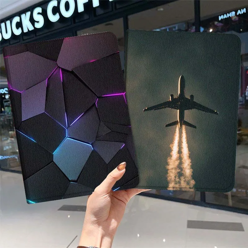 

Plane Carbon Fiber Luxury Cool Gift For Samsung Galaxy Tab A7 A A8 A9 A11 S6 S11 10.1 10.4 10.5 Inch Lite PLus Soft Tablet Case