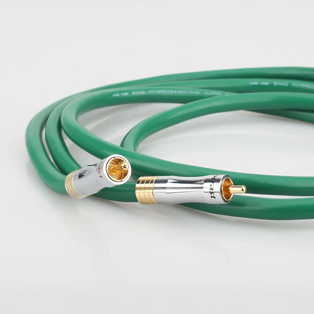 Audiophile HiFi RCA Interconnect Cable 99.998% Pure Copper for MCINTOSH 2328 High-End Sound Quality RCA to RCA Audio Cable