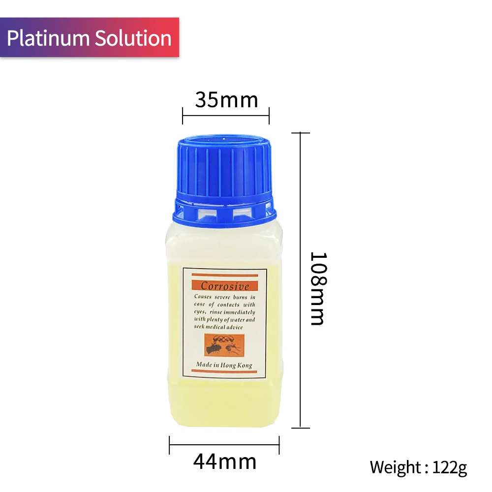 Jewelry Rose Gold 24k Gold Electroplating Platinum Water Silver Oxidizer Imported Liquid for Diy Making Plating Solution