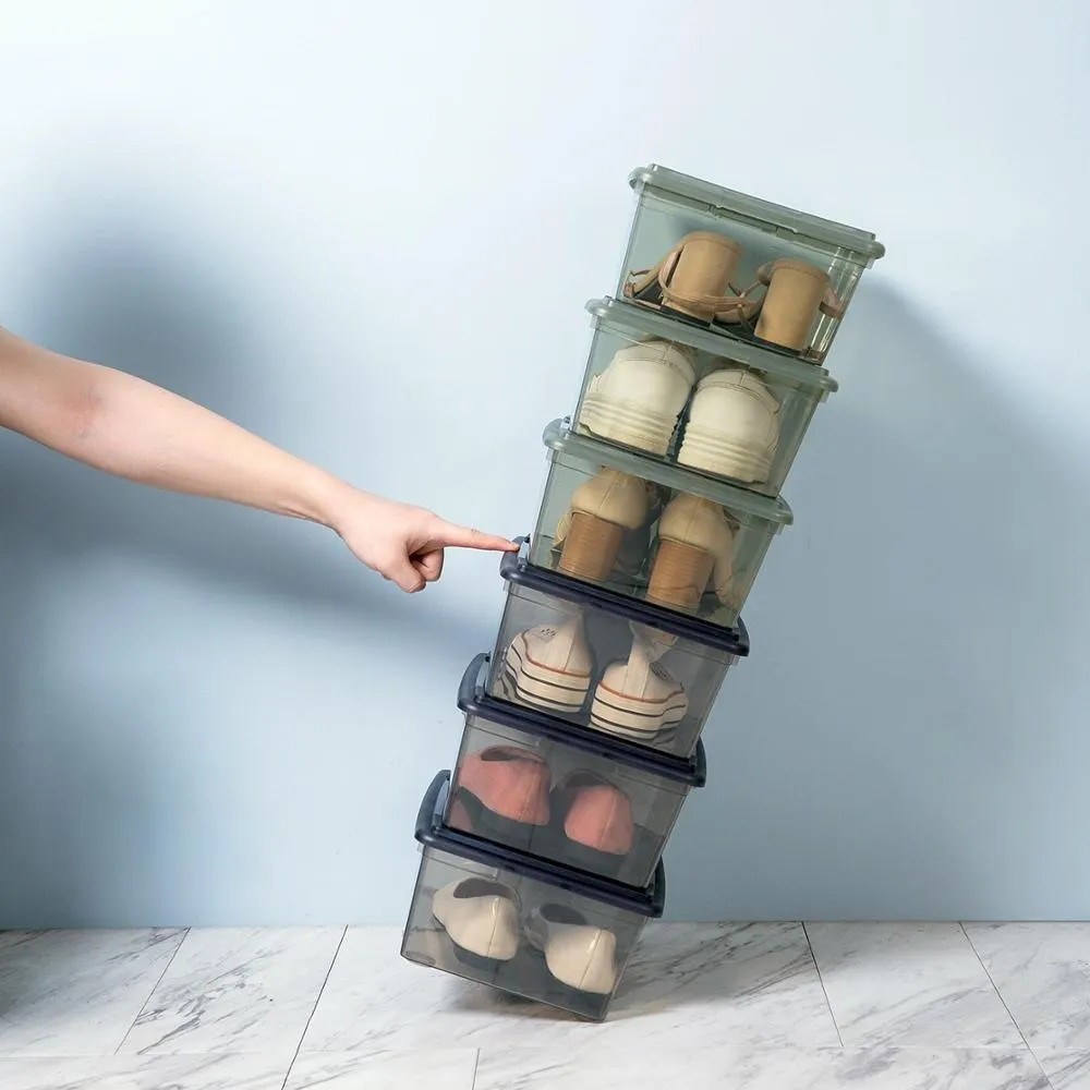 

Пластиковая коробка для хранения, чехол для обуви, прозрачная коробка для обуви, держатель, контейнер для обуви, защитная коробка с крышкой