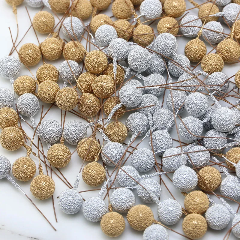 

50Pcs Christmas Decoration Artificial Berry Xmas Tree Ornaments for Home Decor Navidad New Year 2026 Garland Gifts Accessories