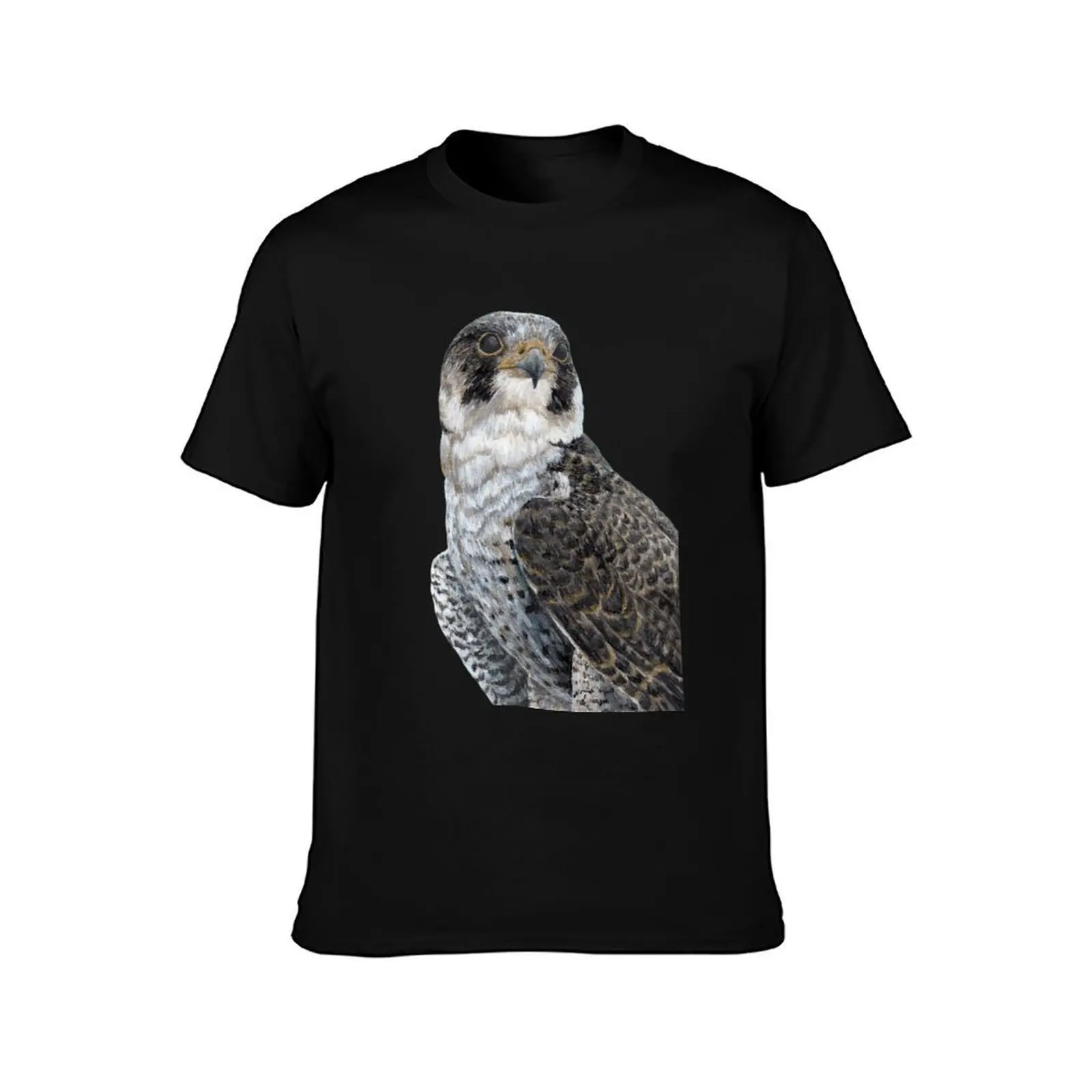 The Guardian - Peregrine Falcon T-Shirt, Summer Casual Cotton Tee, Oversized Streetwear Tops, Vintage Graphic Print, 100% Cotton