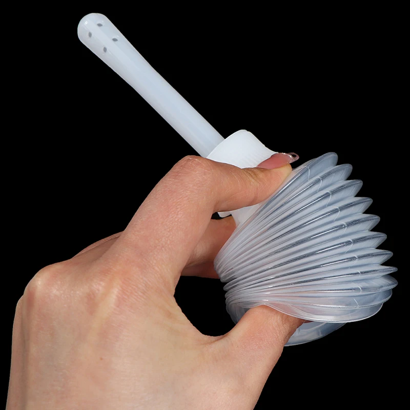 150 مل 8 ثقوب المتاح المهبل الشرج الدوش قابل للسحب غسل تنظيف الشرج نظيفة #1