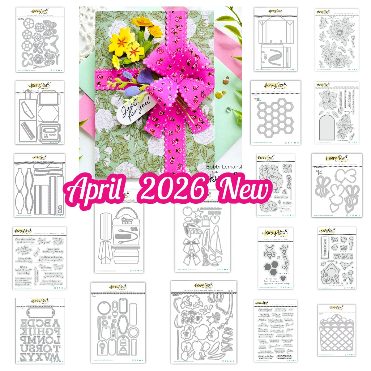 

Metal Cutting Dies Clear Stamps Stencil DIY Scrapbook Paper Embossing Honeycomb Peonies Bag Butterfly Where Flowers Bloom 2026