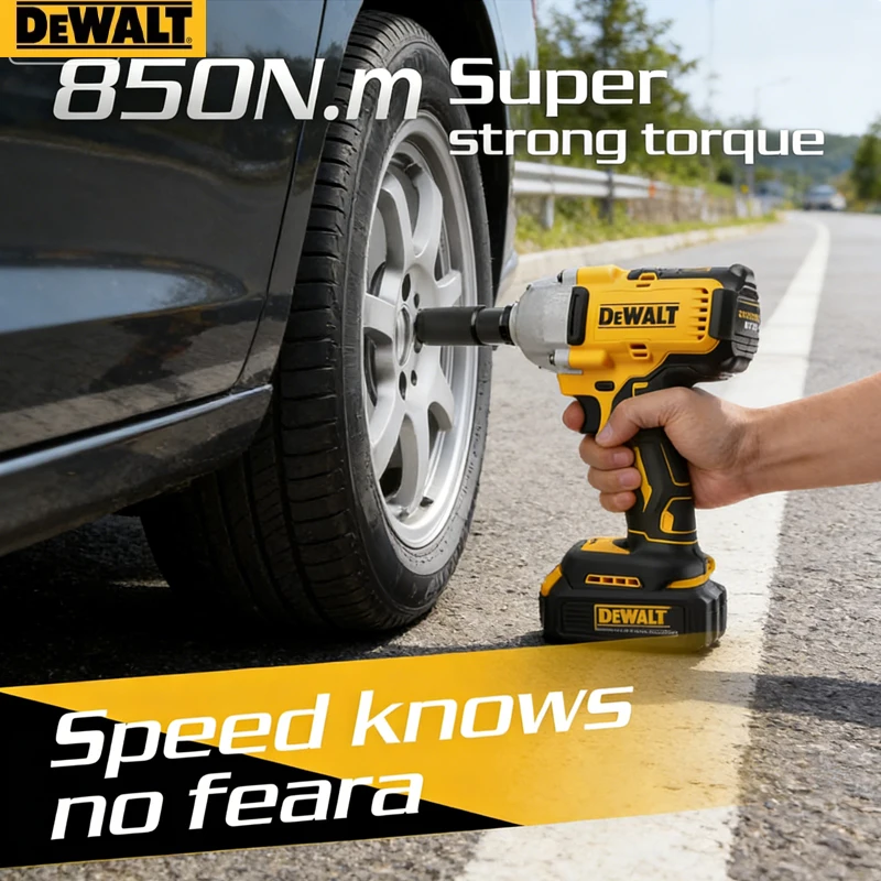 

DeWalt DCF900 High Torque Brushless 20V Electric Impact Wrench Powered Electric Durable for Professiona Naked Tool