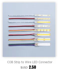 COB-Streifen auf Draht-LED-Anschlüsse, 5 8 10 mm Anschluss, lötfrei, für CCT, FCOB, RGB-LED-Streifen, Lichter 2, 3, 4-poliger Anschluss mit Draht – Detail 4