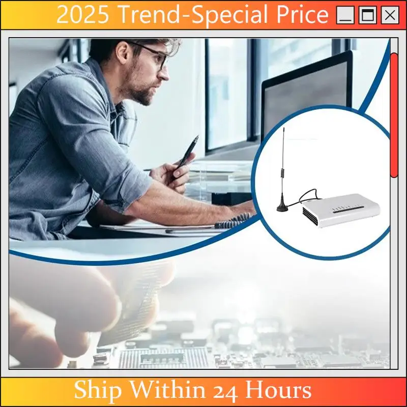 CHYY Top 2G GSM Terminale wireless DTMF per sistema di allarme Telefono fisso desktop Cassetta audio Scheda cellulare Telefono fisso