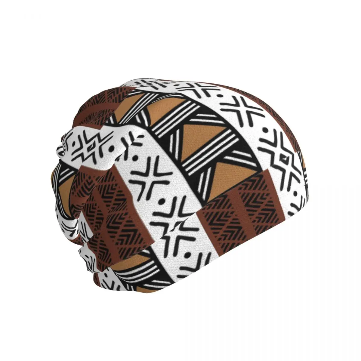 African Tribal Bogolan Pattern Bandana Neck Gaiter Printed Mask Scarf Hiking Fishing Headwear For Men Women Adult Washable