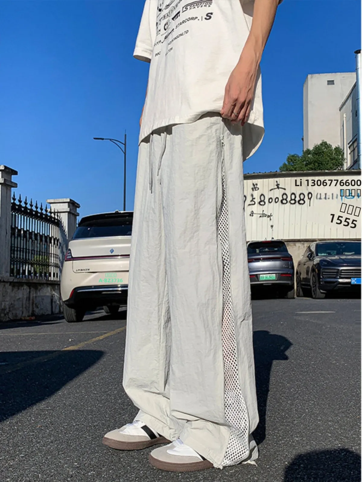 

Мужские летние тонкие прямые повседневные брюки карго с боковой молнией, широкие штаны, тактические шорты карго, молодежная мода