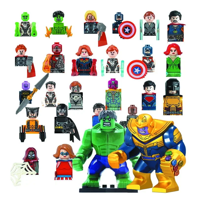 Marvel Comics Mini Building Block Set - 42 Pieces Hulk Annihilation Puzzle Toy Superhero Birthday Gift for Children