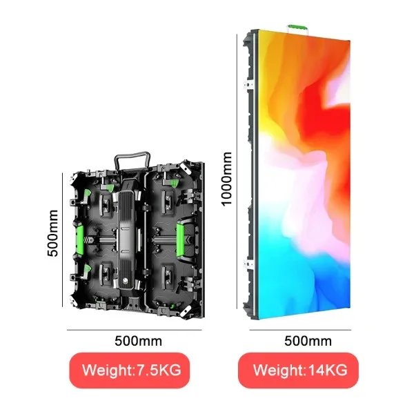 P1.953/P2.604/P2.976 Full Color LED Videowallpanelen voor self-service bedrijven, tentoonstellingen, nachtclubs, tekstweergave - binnen/buiten