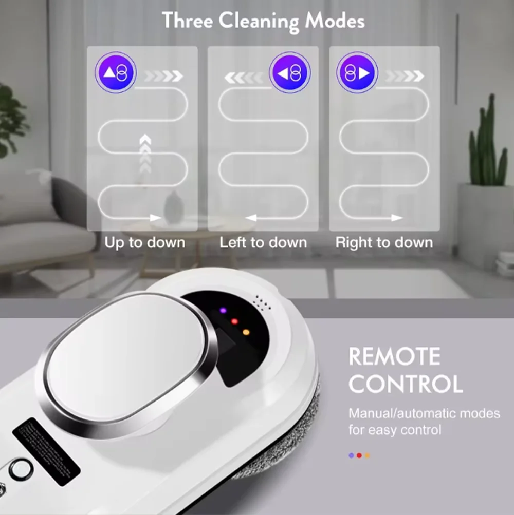 Window-cleaning robot intelligent window glass cleaning machine electric glass cleaner remote-controlled automatic window cleani
