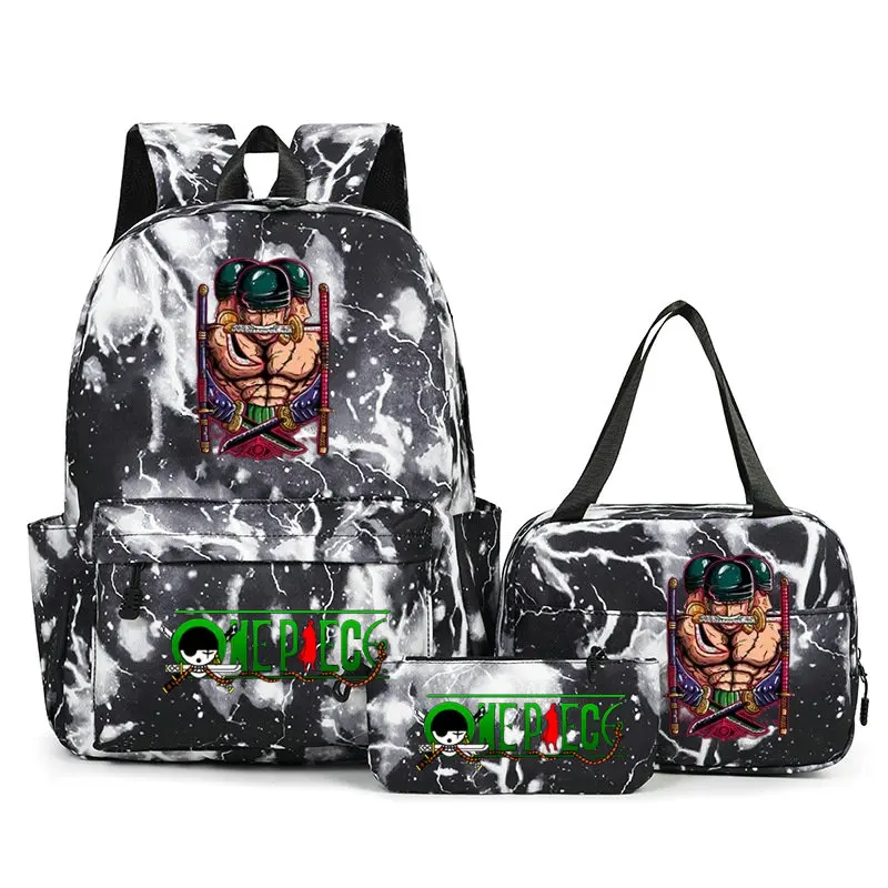 One Piece Backpacks Student School Bags for Teen Men Women Tote Bag Clutch Pocket Nylon Backpacks Travel