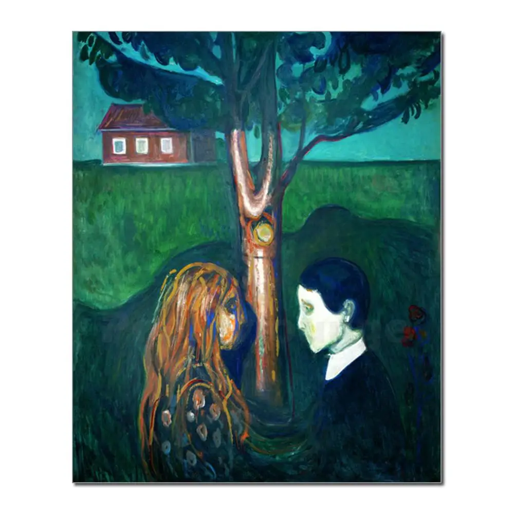 

famous Edvard Munch painting Aug in Aug . Hand painted High quality