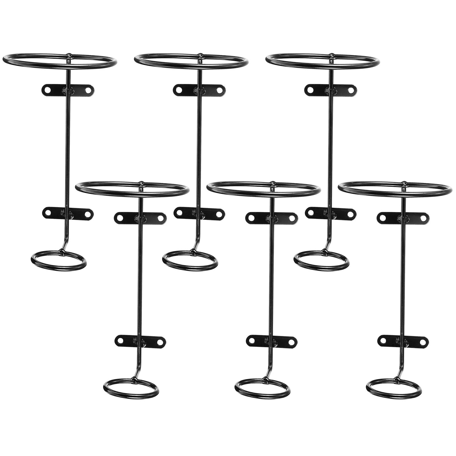 

Stemware Iron Rack Bottle Display Shelf Individual Wire Shelves Wall