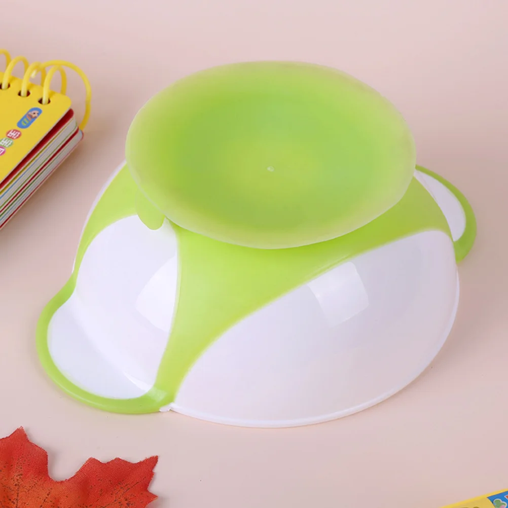 

Baby Feeding Bowl Set Green Suction Suction Cup Non-Slip Flying Saucer Shape Infant Training Bowl Kids Tableware