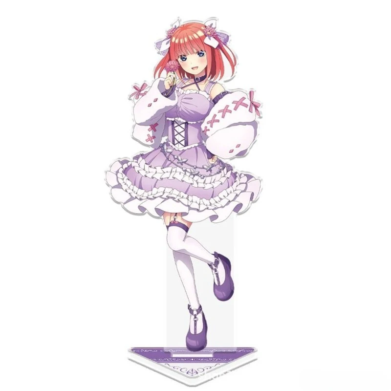 새로운 The Quintessential Quintuplets 나카노 이치카 니노 미쿠 애니메이션 만화 아크릴 스탠드 크리 에이 티브 소녀 하트 탁상 장식품