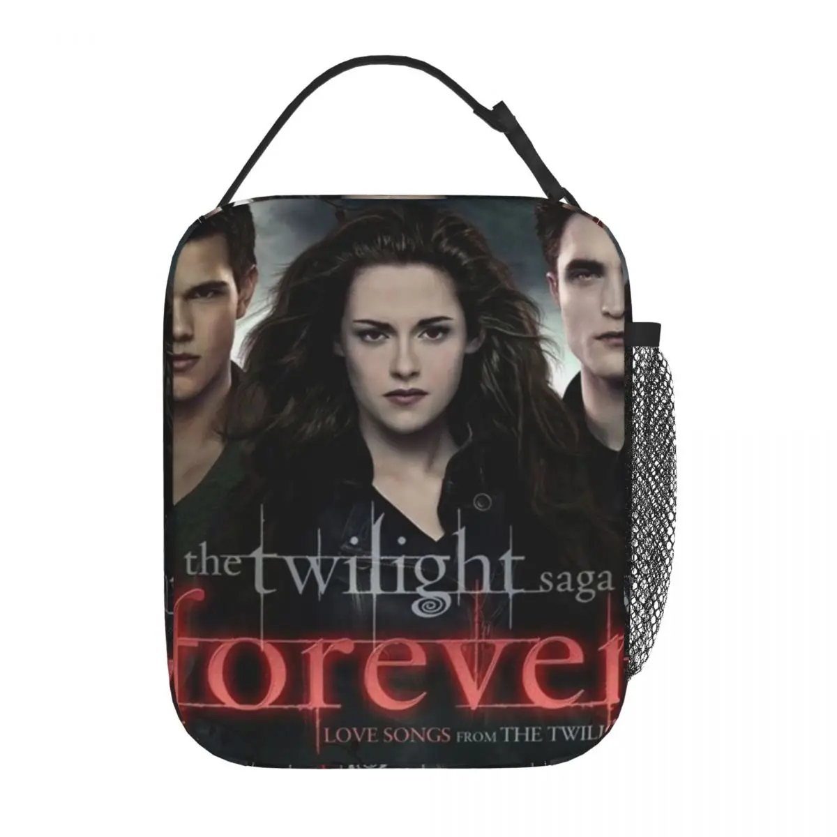 The Twilight Saga Edward Cullen (19) Insulated Lunch Bag for Women Kids Leakproof Food Boxes Thermal Lunch Box Tote
