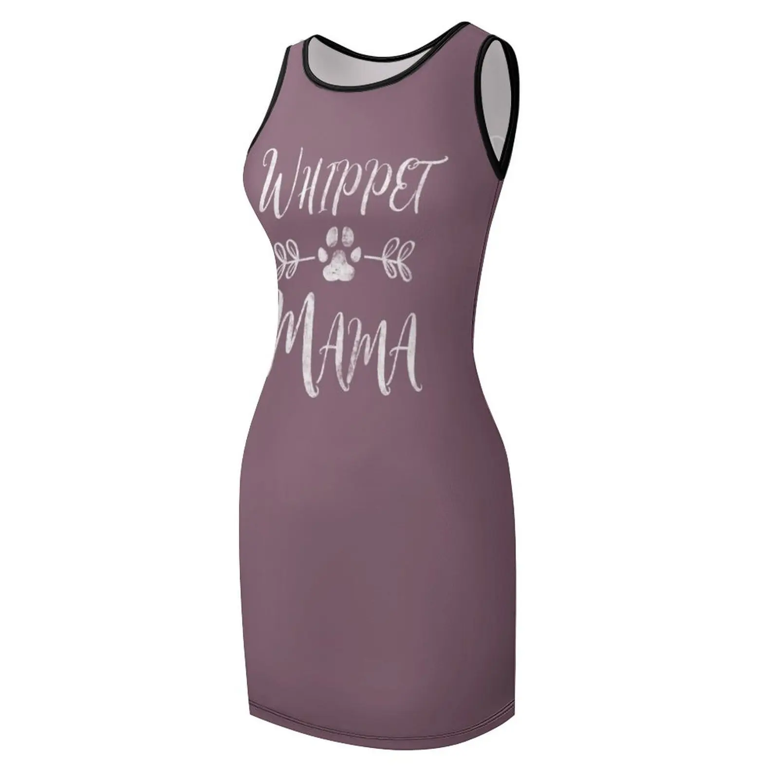 Whippet Mama Camicia Whippet Amante Proprietario Divertente Cane Mamma Regalo Abito estivo senza maniche Abito estivo sexy Abiti da donna