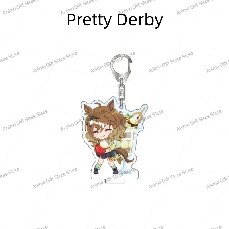 Cute Anime Pretty Derby Acrylic Keychain Desktop Ornament Fashion Collect Accessories Decoration Fan Gifts 10cm