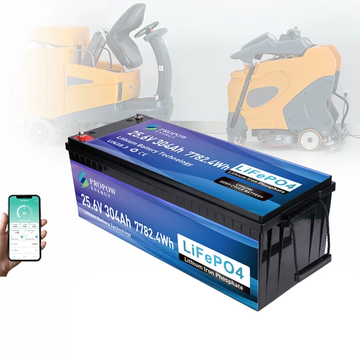 

24Volt Power System Marine Floor Scrubber Solar Energy Storage Lithium Battery 24V 300Ah LiFePO4 Battery