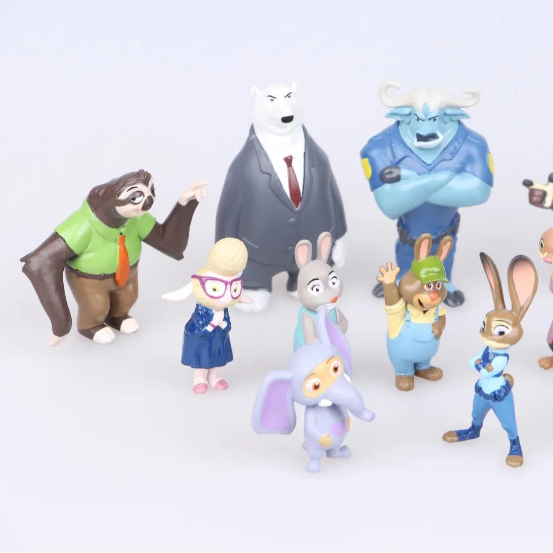 جديد 12 قطعة/المجموعة ديزني Zootopia الحيوانات ألعاب شخصيات الحركة أرنب جودي هوبس الثعلب نيك وايلد فيلم الاطفال هدية جمع أرقام