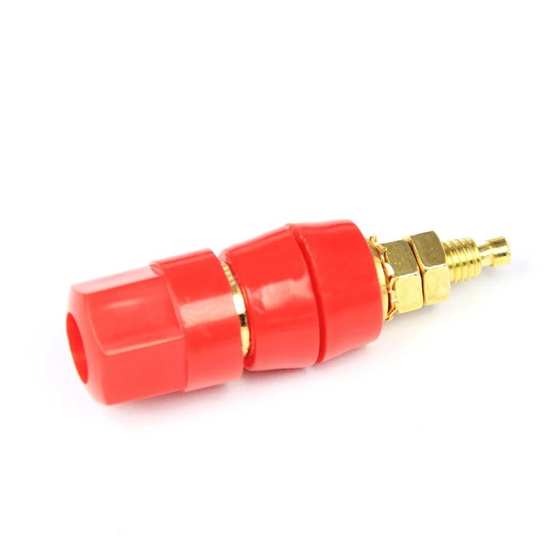 1pair(black+red) Terminals Red Black Connector Amplifier Terminal Binding Post Banana Speaker Plug Jack Adapter Socket