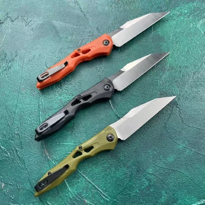 Kes 7650 Pocket Knife 8cr14mov Blade Single Action Nylon Glass Fibre Handle Tactical Hunting Camping EDC Survival Tool Knives