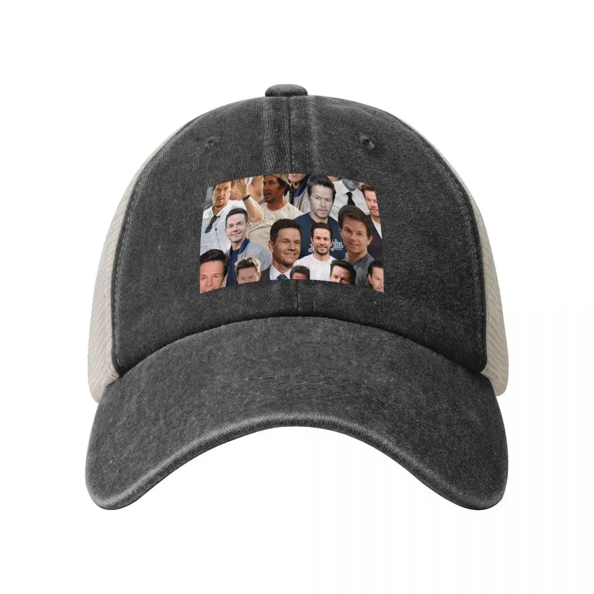 mark wahlberg photo collage Baseball Cap Sports Cap Vintage Hat Baseball Cap Golf For Men Women's