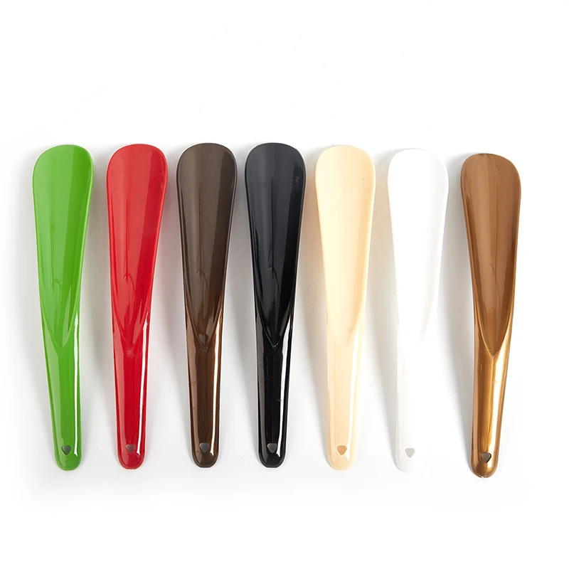 Plastic Extra Long Shoehorn Lazy Shoe Helper Long Handle Shoes Lifter Pull Shoehorn Slip Handle Long Shoehorn Random Color