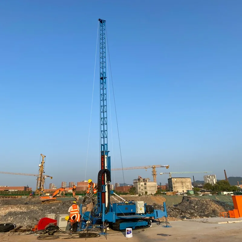 Jet Grouting Drill Rig Multifunction Mast Angle Adjustment for Bolting DTH Hammer Jet Grouting Anchor Rod