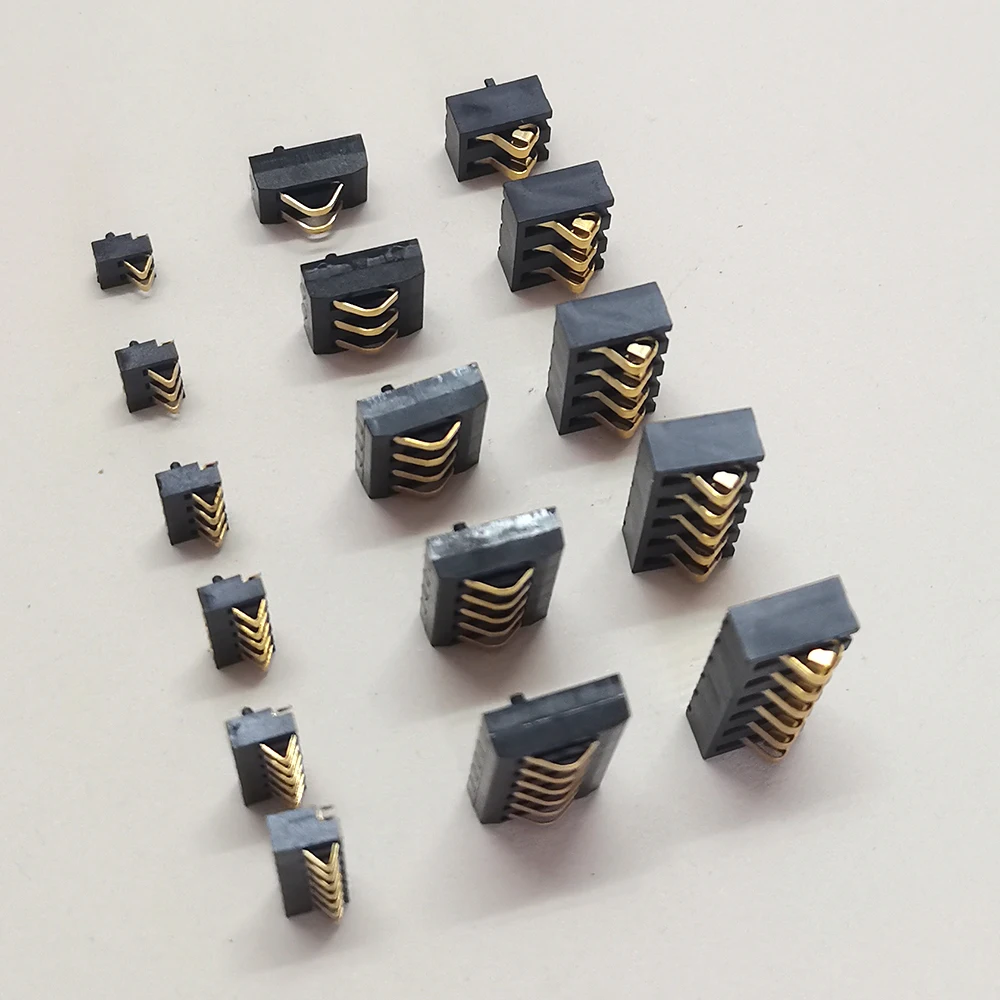 Batterie-Federklemmen-Steckverbinder 2 3 4 5 6 7 Pin BC35 BC45 BC70 4mm 4.25 2.54mm Rastermaß Batterie-Kontaktbuchse – Detail 3