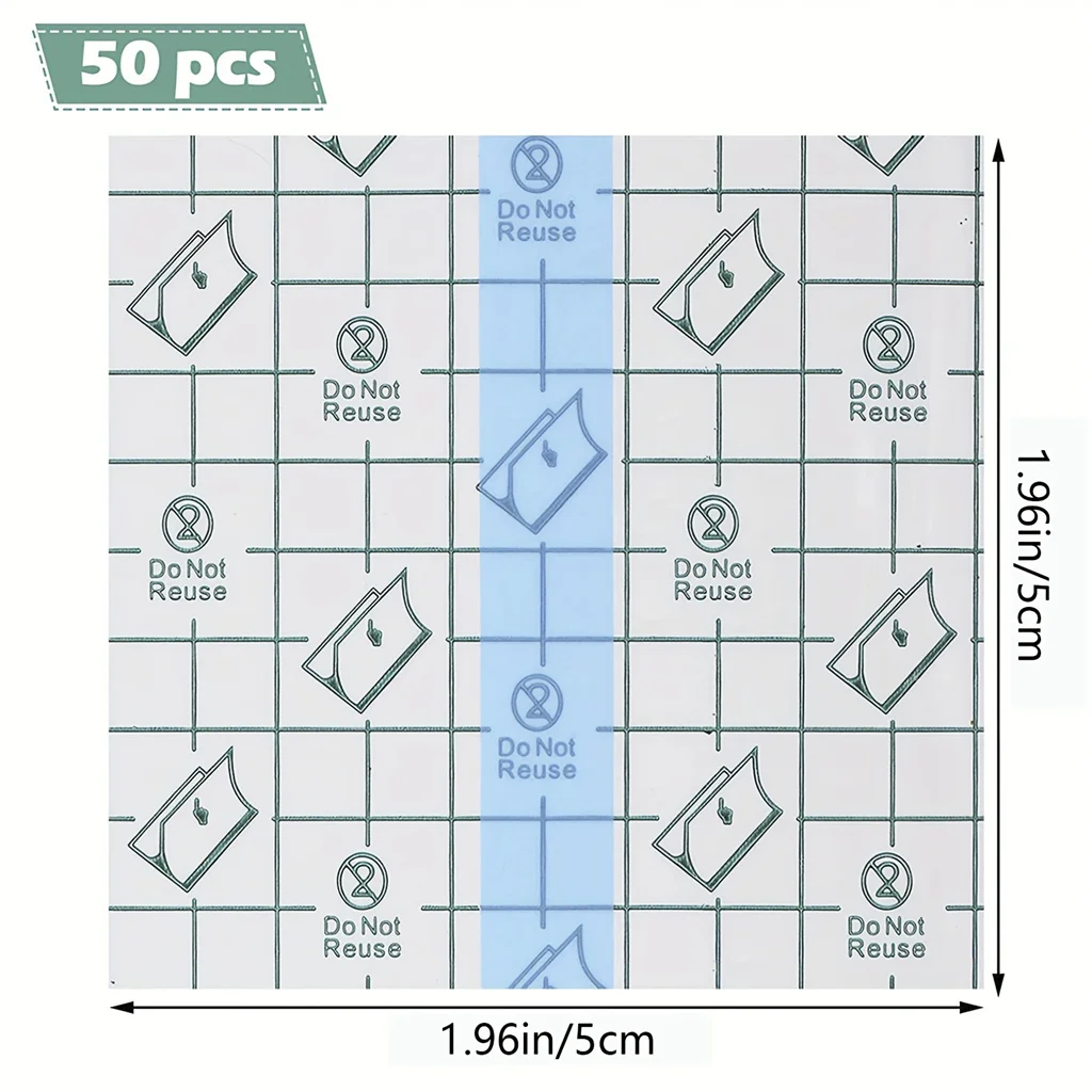 Benda impermeabile con nastro impermeabile da 100 pezzi, benda adesiva per medicazione con pellicola trasparente, adatta per dopo la cura del