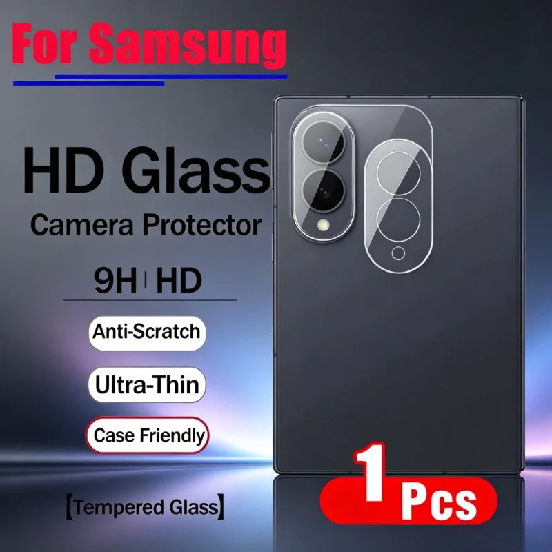For Samsung Galaxy Z Fold8 5G 1PCS 3D Full Screen Camera Glass HD Anti-fall Lens Protector Outer Film For Z Fold7 ZFold 8 Ultra