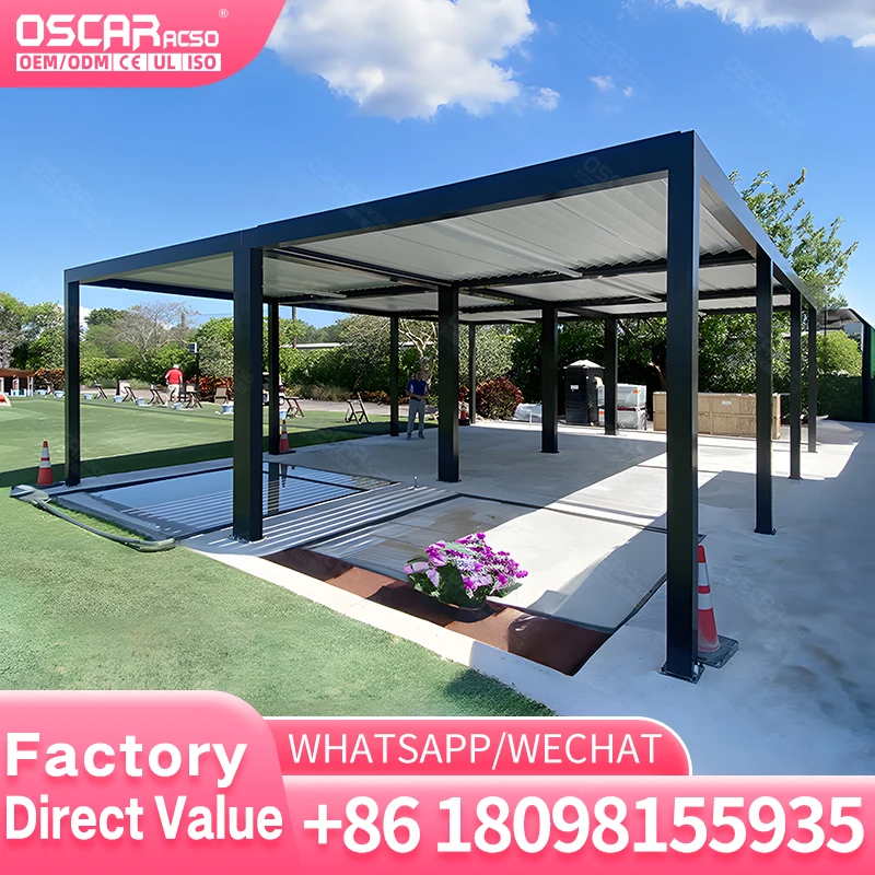 Customizable Aluminum Alloy Pergola for Outdoor Spaces in America Offering Durable and Stylish Structures