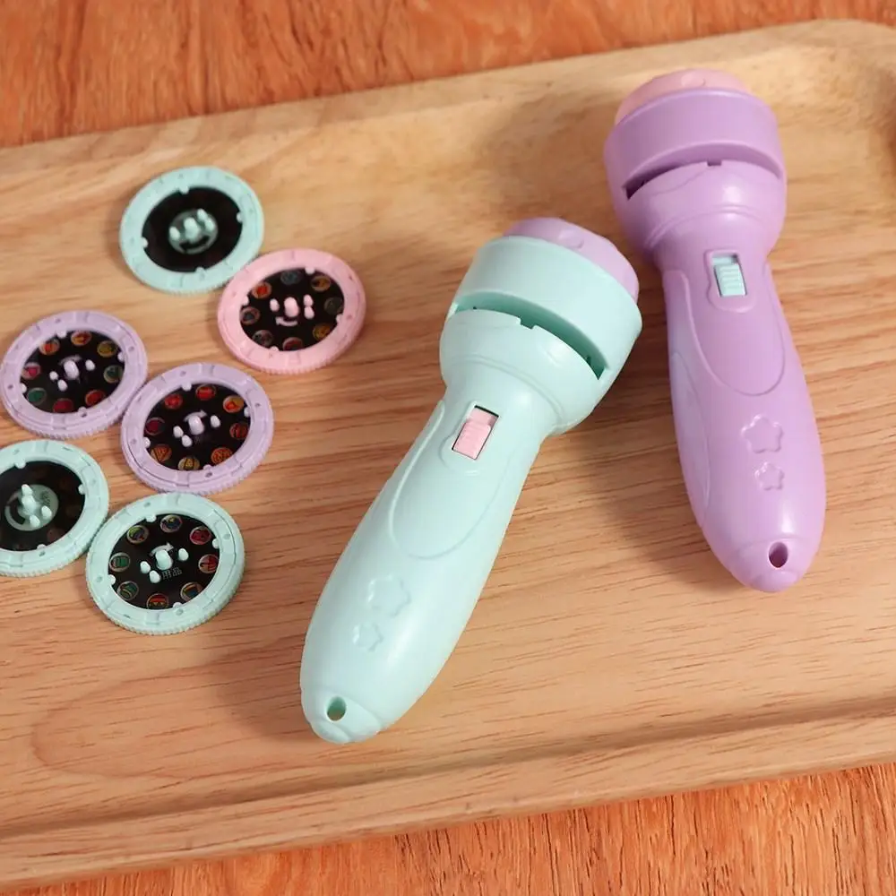 Lampada Proiettore per bambini Torcia Cognizione educativa precoce Proiezione di cartoni animati Torcia Formazione del pensiero logico 48 modelli