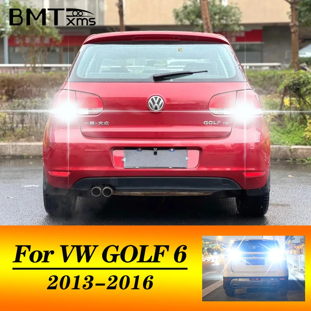 Image of BMTxms 2PCS T15 W16W LED Canbus für VW Volkswagen GOLF 6 Cabrio (517) 2013 2014 2015 2016 Rückfahrlichtlampen Rückfahrlampe