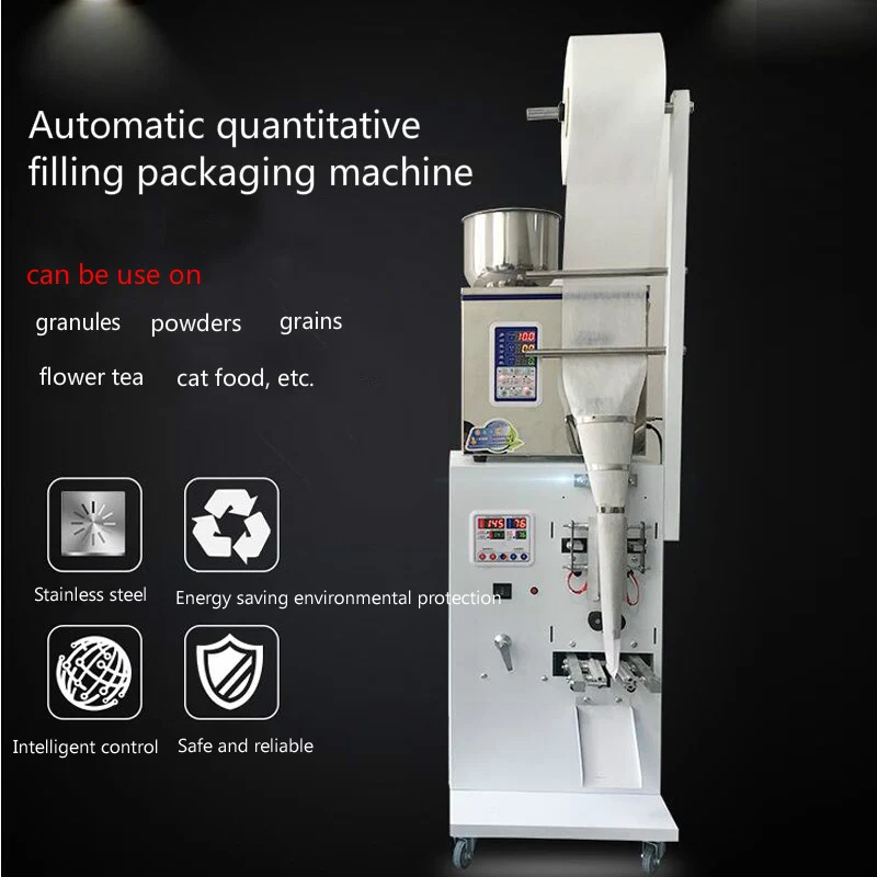 PBOBP Fully Automatic Powder Packaging Machine Beans, Walnuts, Peanuts, Chocolate, Nuts, Coffee Quantitative Filling Machine