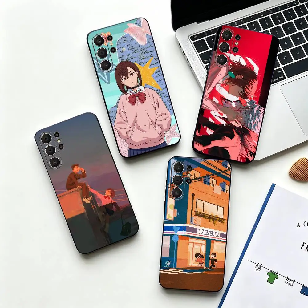 Bold Ayase Dandadan -n Phone Case For Samsung S26,S24,S21,S22,Plus S23,S30,Ultra,S20,Fe,Black Soft Silicone