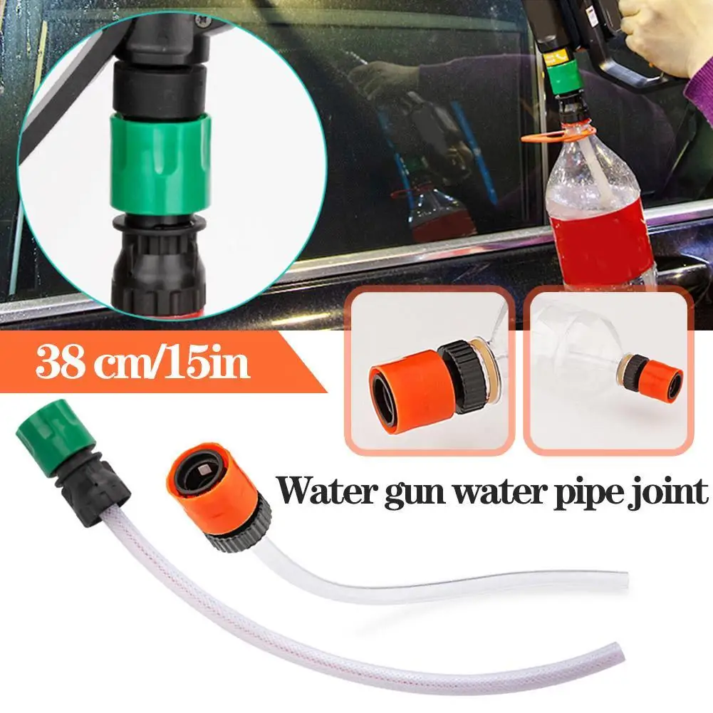 

Charging Handheld Lithium Battery Washer Gun Coke Bottle High Pressure Wireless Water Pipe Connector Foam Accessories