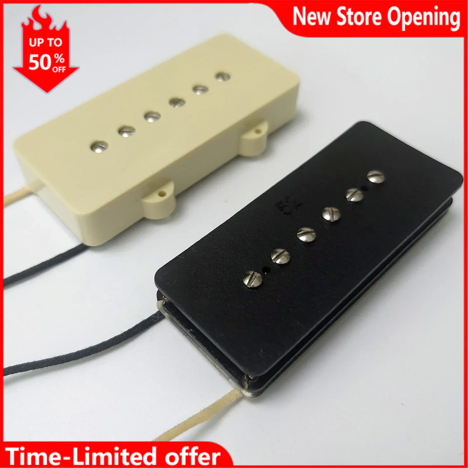 

Vintage Electric Guitar Pickups , 2pcs Single Coil, Alnico 5 Pickup, for FD Jazz, M-Aster Style, Guitar Replacement Parts