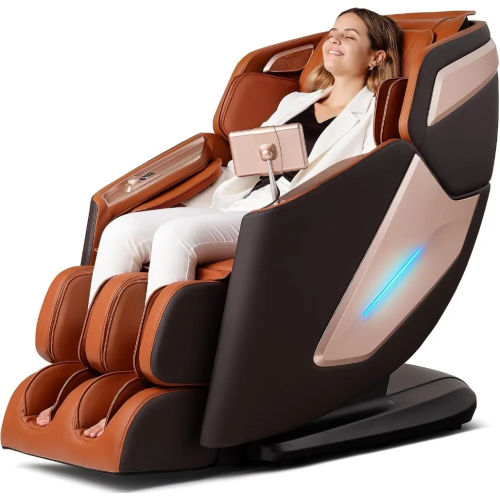 

Massage Chair, Full Body Massage Chair, Zero Gravity Recliner W/Intelligent Voice Control, Electric Calfrest Extension